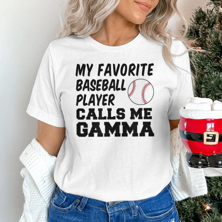 My Favorite Baseball Player Calls Me Gamma Unisex T-Shirt My Favorite Baseball Player Calls Me Gamma Unisex T-Shirt