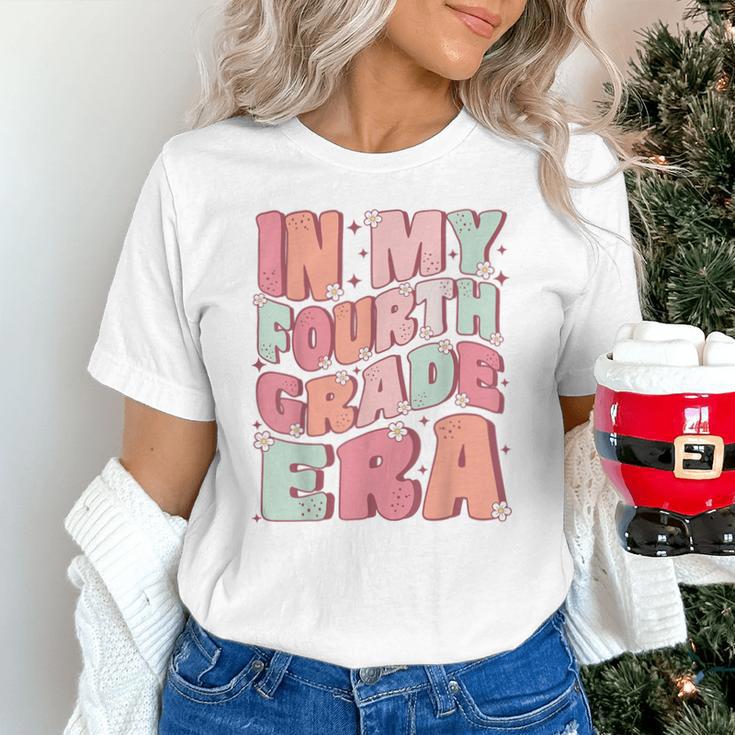 In My Fourth Grade Era Cute Groovy 4th Grade Back To School Unisex T-Shirt