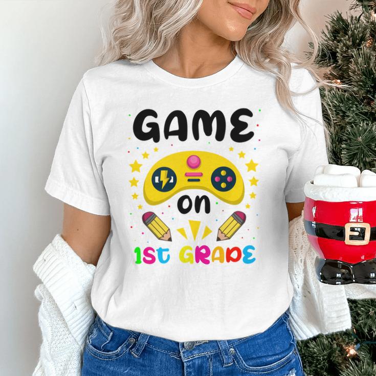Game On 1st Grade Cute Video Gamer Back To School 2026 Kids Unisex T-Shirt Game On 1st Grade Cute Video Gamer Back To School 2026 Kids Unisex T-Shirt