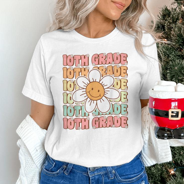 Groovy 10th Grade Back To School First Day Of Tenth Grade Unisex T-Shirt Groovy 10th Grade Back To School First Day Of Tenth Grade Unisex T-Shirt