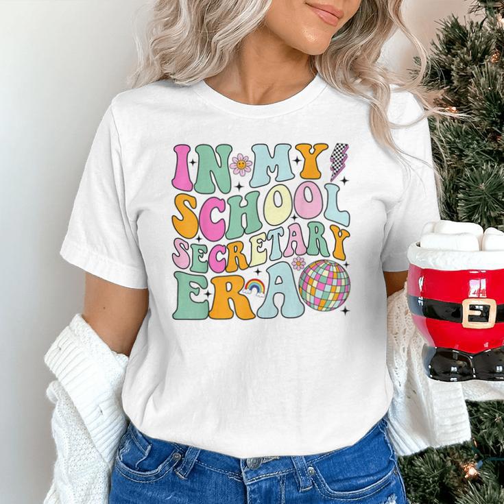 Groovy In My School Secretary Era Back To School Unisex T-Shirt Groovy In My School Secretary Era Back To School Unisex T-Shirt