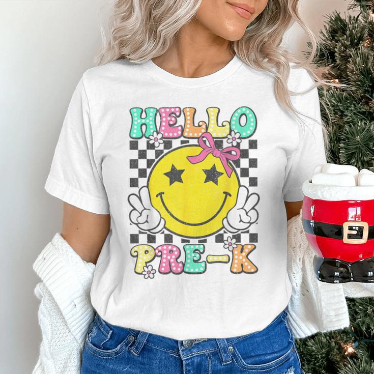 Hello Pre-K Coquette Bow Back To School Preschool Girl Unisex T-Shirt