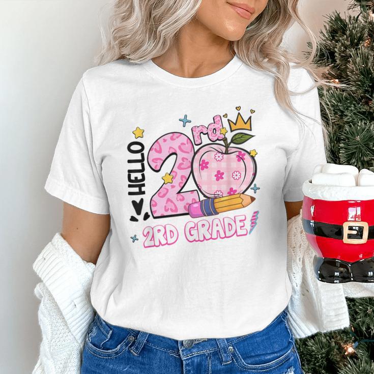 Hello Second 2nd Grade Leopard Tie Dye Girl Back To School Unisex T-Shirt Hello Second 2nd Grade Leopard Tie Dye Girl Back To School Unisex T-Shirt