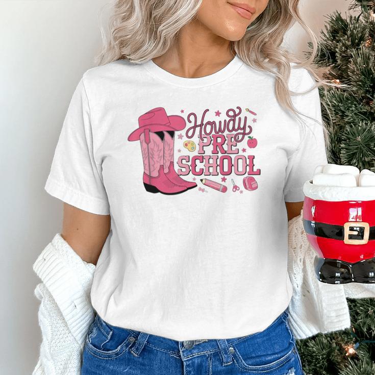 Howdy Preschool Back To School Western Cowboy Cowgirls Pre-K Unisex T-Shirt Howdy Preschool Back To School Western Cowboy Cowgirls Pre-K Unisex T-Shirt