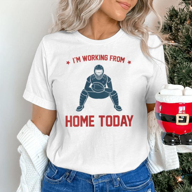 I'm Working From Home Today Baseball Lover Men Women Unisex T-Shirt I'm Working From Home Today Baseball Lover Men Women Unisex T-Shirt