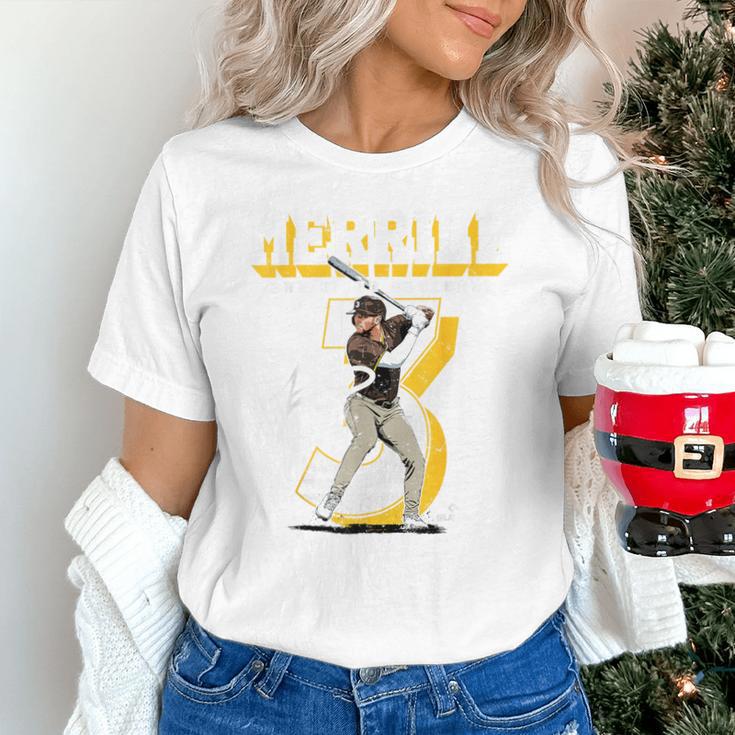 Jackson Merrill San Diego MLB Baseball Player MLBJME201M Unisex T-Shirt