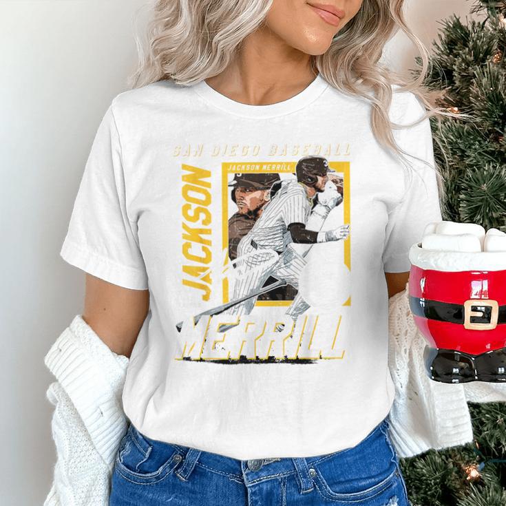 Jackson Merrill San Diego MLB Baseball Player MLBJME203M Unisex T-Shirt Jackson Merrill San Diego MLB Baseball Player MLBJME203M Unisex T-Shirt