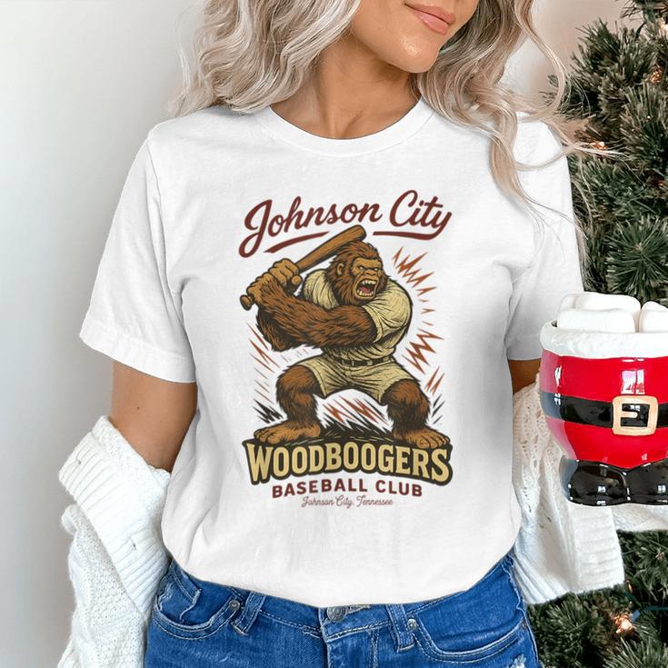 Johnson City Woodboogers Retro Baseball Club Unisex T-Shirt Johnson City Woodboogers Retro Baseball Club Unisex T-Shirt