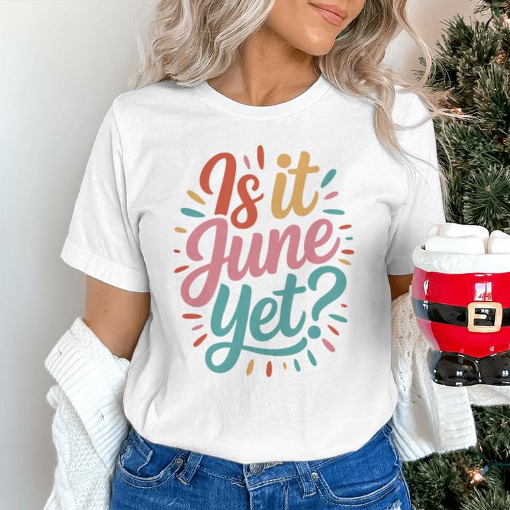 Is It June Yet Back To School Student Groovy Kids Premium Tri-Blend Unisex T-Shirt Is It June Yet Back To School Student Groovy Kids Premium Tri-Blend Unisex T-Shirt