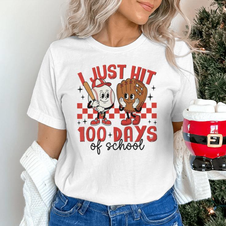 I Just Hit 100 Days Of School Baseball 100th Day Teacher Kid Unisex T-Shirt I Just Hit 100 Days Of School Baseball 100th Day Teacher Kid Unisex T-Shirt