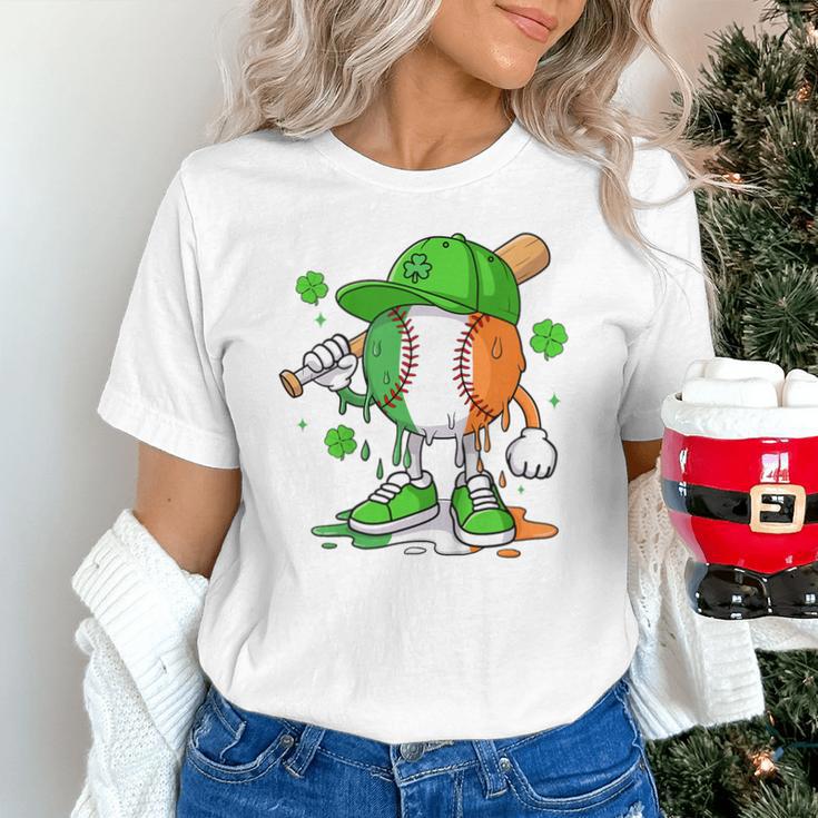 Kids Boys St Patricks Day Irish Flag Kids Baseball Ice Cream Drip Unisex T-Shirt Kids Boys St Patricks Day Irish Flag Kids Baseball Ice Cream Drip Unisex T-Shirt