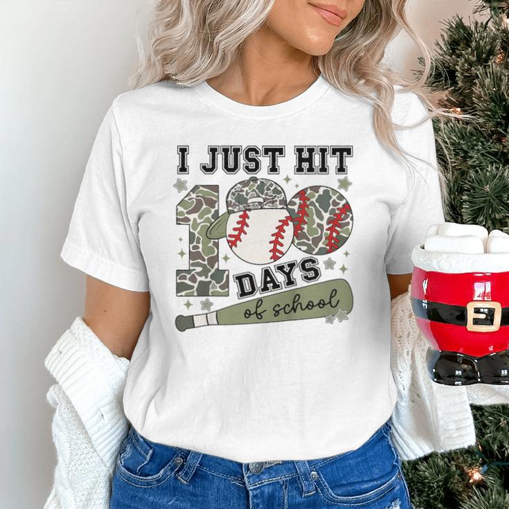 Kids I Just Hit 100 Days Boys 100 Days Of School Baseball Kids Unisex T-Shirt Kids I Just Hit 100 Days Boys 100 Days Of School Baseball Kids Unisex T-Shirt