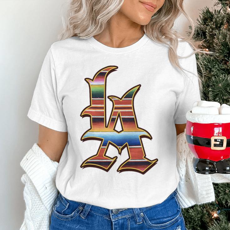 LA Sarape Los Angeles LA Sarape East LA Baseball Mexican Premium Tri-Blend Unisex T-Shirt