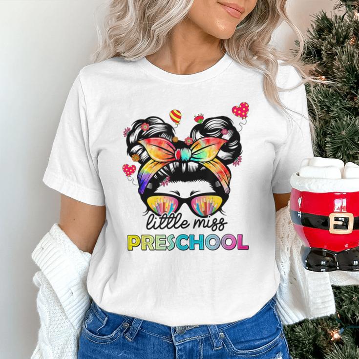 Little Miss Preschool Back To School Messy Kids Girls Unisex T-Shirt