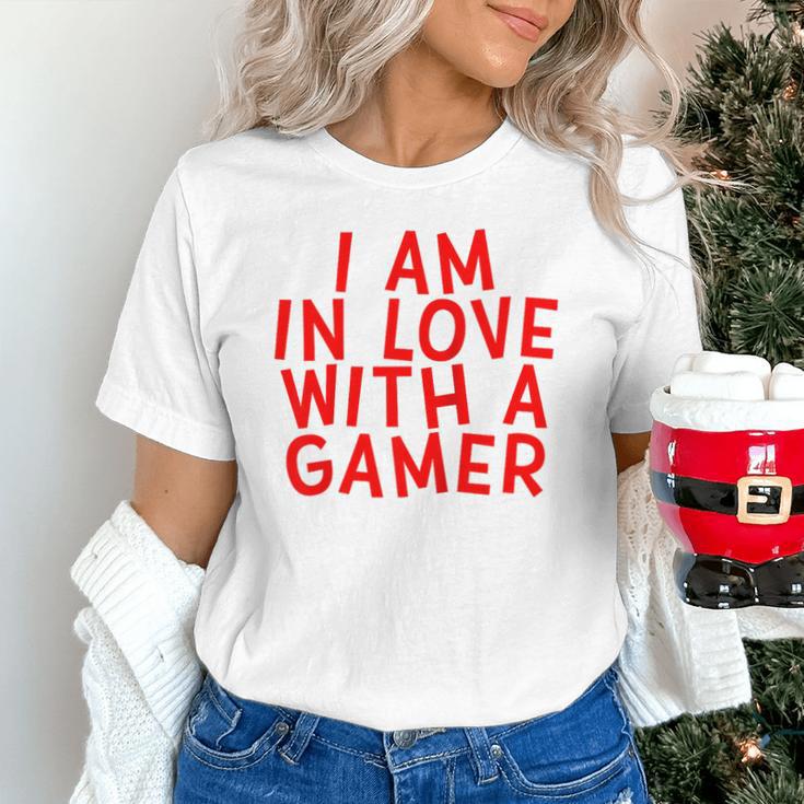I Am In Love With A Gamer Cute Valentines Day Gamer Couple Raglan Baseball Tee Unisex T-Shirt I Am In Love With A Gamer Cute Valentines Day Gamer Couple Raglan Baseball Tee Unisex T-Shirt