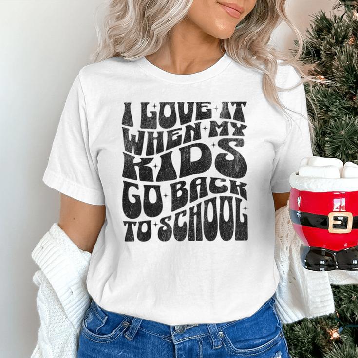 I Love It When My Kids Go Back To School Unisex T-Shirt I Love It When My Kids Go Back To School Unisex T-Shirt