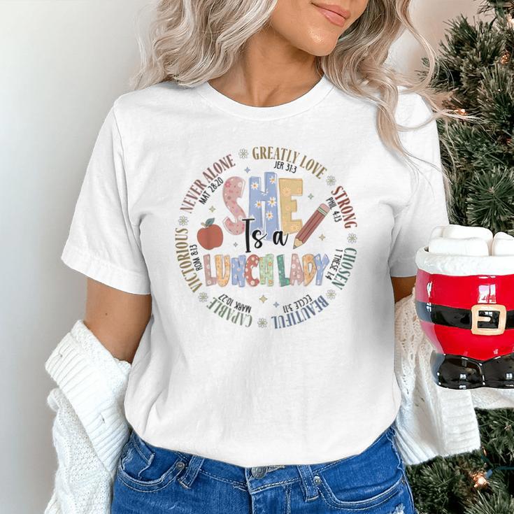 Lunch Lady God Says Bible Verse Christian Back To School Unisex T-Shirt Lunch Lady God Says Bible Verse Christian Back To School Unisex T-Shirt