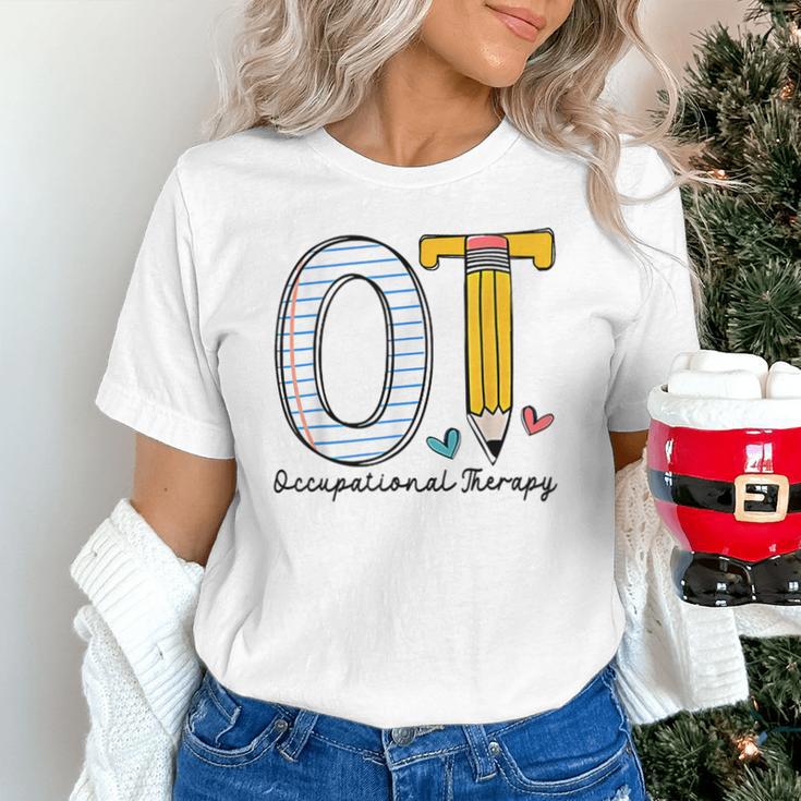 Pediatric Occupational Therapy Paper Pencil Back To School Unisex T-Shirt