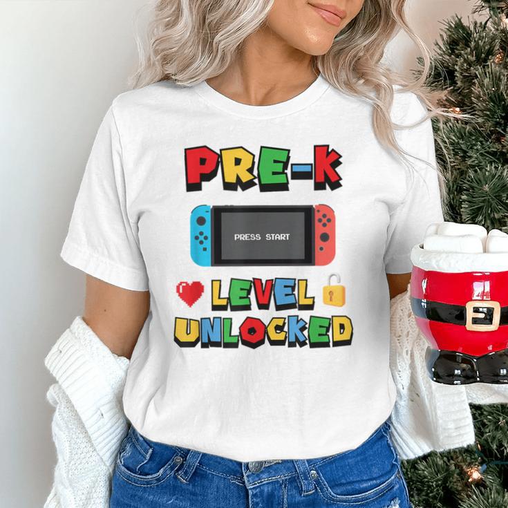 Pre-K Level Unlocked Back To School Video Game Unisex T-Shirt