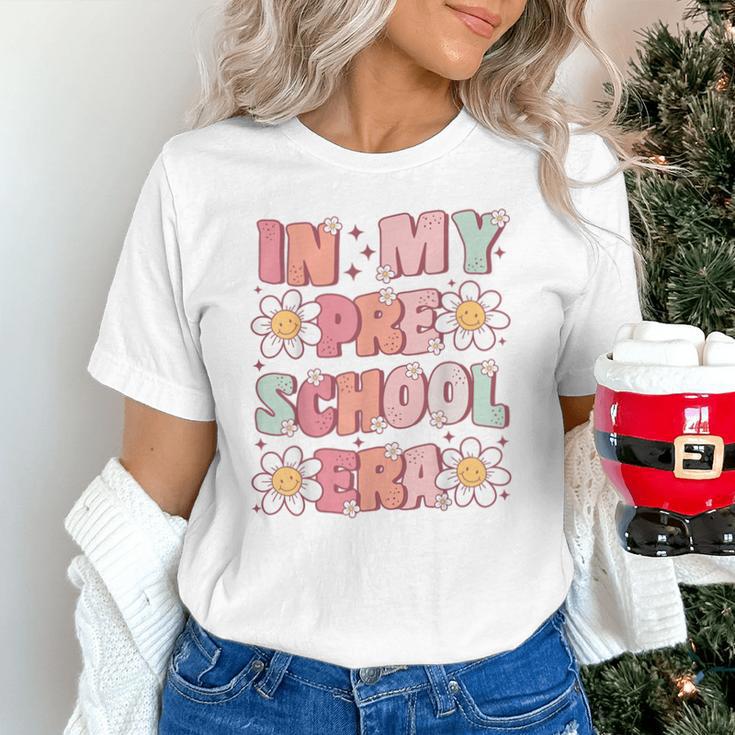 In My Preschool Era Retro Cute Groovy Pre K Back To School Unisex T-Shirt