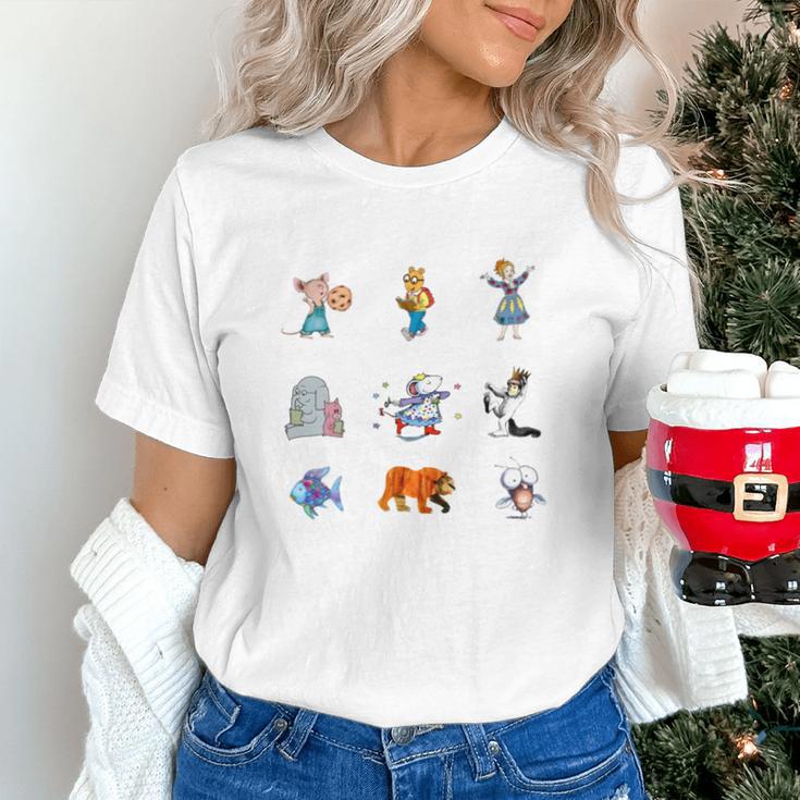 Read Book Characters I Can Do Hard Things Back To School Unisex T-Shirt
