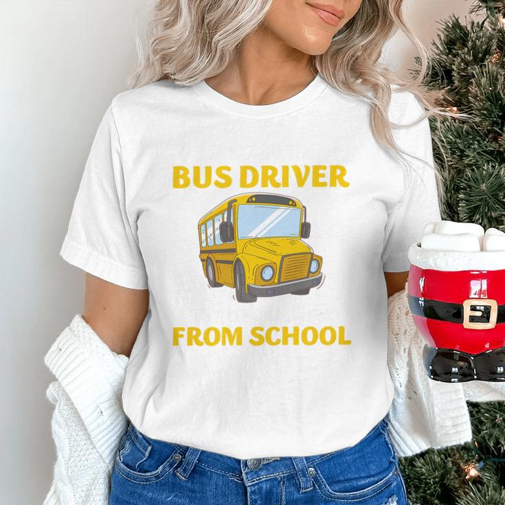 School Bus Driver Kindness Humor Back To School Quote Premium Tri-Blend Unisex T-Shirt