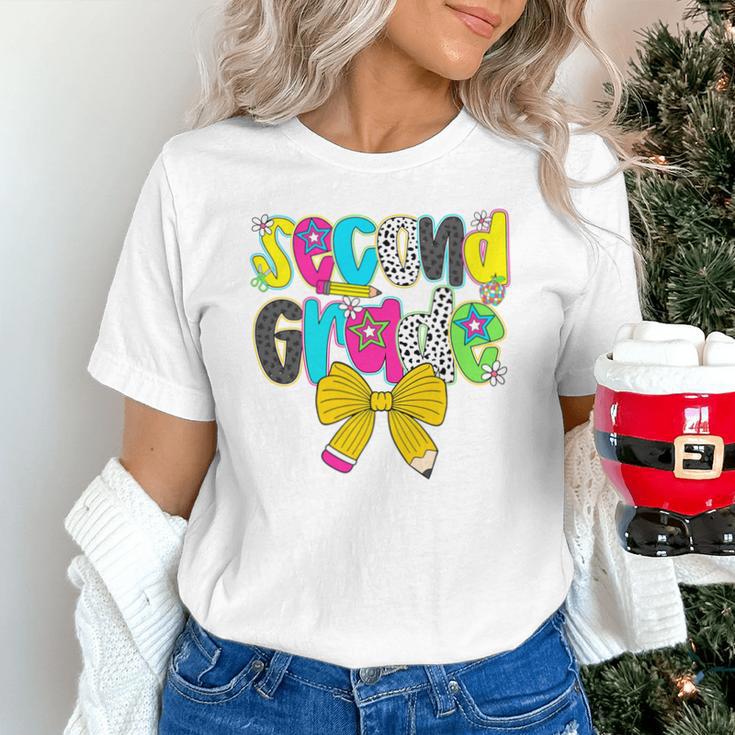 Second Grade Coquette Bow First Day Of School Back To School Performance Unisex T-Shirt Second Grade Coquette Bow First Day Of School Back To School Performance Unisex T-Shirt