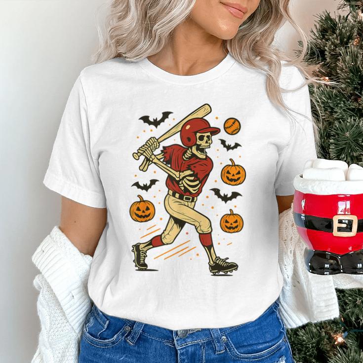 Skeleton Halloween Baseball Boys Men Kids Toddler Unisex T-Shirt Skeleton Halloween Baseball Boys Men Kids Toddler Unisex T-Shirt