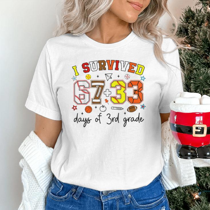 I Survived 6733 Days Baseball Football Softball 3rd Grade Unisex T-Shirt I Survived 6733 Days Baseball Football Softball 3rd Grade Unisex T-Shirt