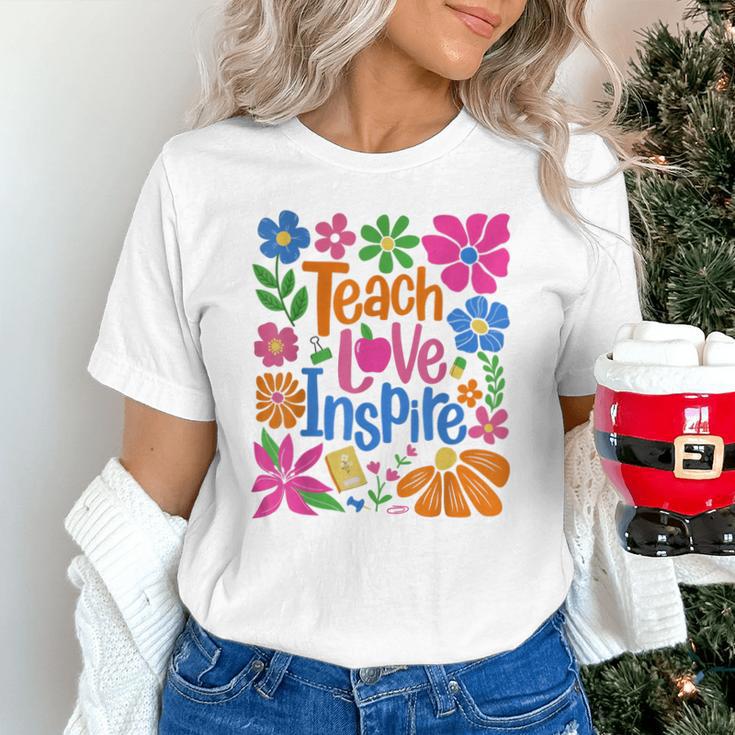 Teach Love Inspire Back To School Unisex T-Shirt