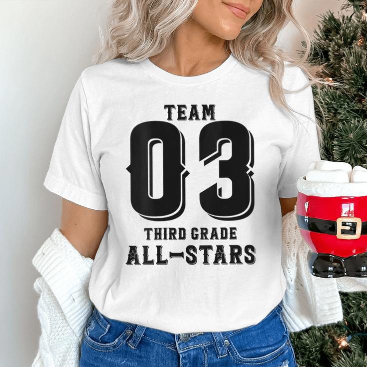 Team 3rd Grade All-Stars Back To School Tee For Stude Unisex T-Shirt Team 3rd Grade All-Stars Back To School Tee For Stude Unisex T-Shirt