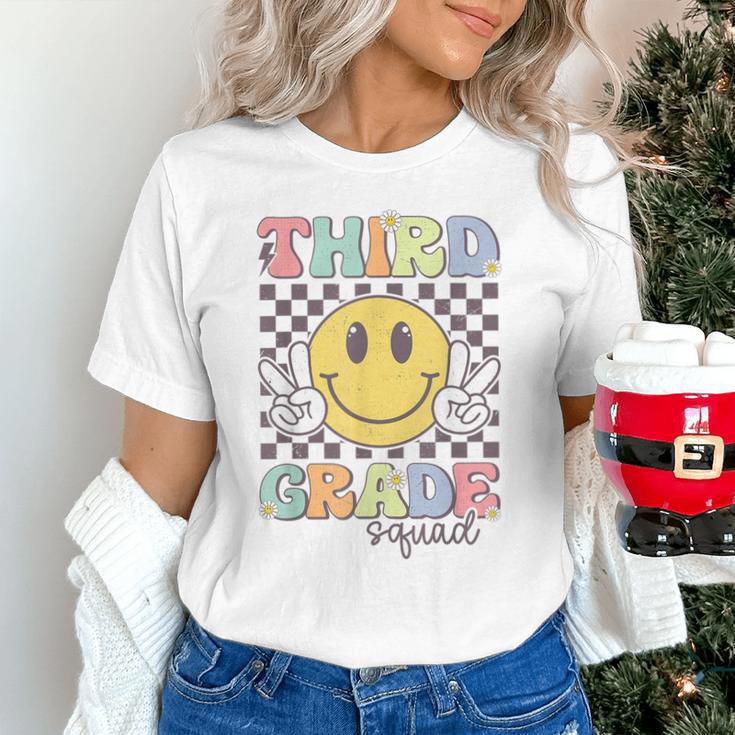Third Grade Squad Smile Face 3rd Grade Back To School Unisex T-Shirt Third Grade Squad Smile Face 3rd Grade Back To School Unisex T-Shirt