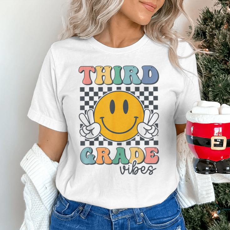 Third Grade Vibes Retro Smile Back To School 3rd Grade Team Unisex T-Shirt Third Grade Vibes Retro Smile Back To School 3rd Grade Team Unisex T-Shirt
