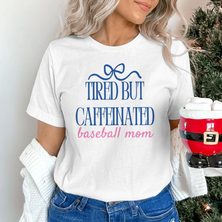 Tired But Caffeinated Baseball Mom Trendy Tired Baseball Mom Unisex T-Shirt Tired But Caffeinated Baseball Mom Trendy Tired Baseball Mom Unisex T-Shirt