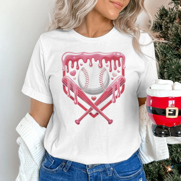 Valentines Baseball Boys Ice Cream Drip Heart Youth Kids Unisex T-Shirt Valentines Baseball Boys Ice Cream Drip Heart Youth Kids Unisex T-Shirt