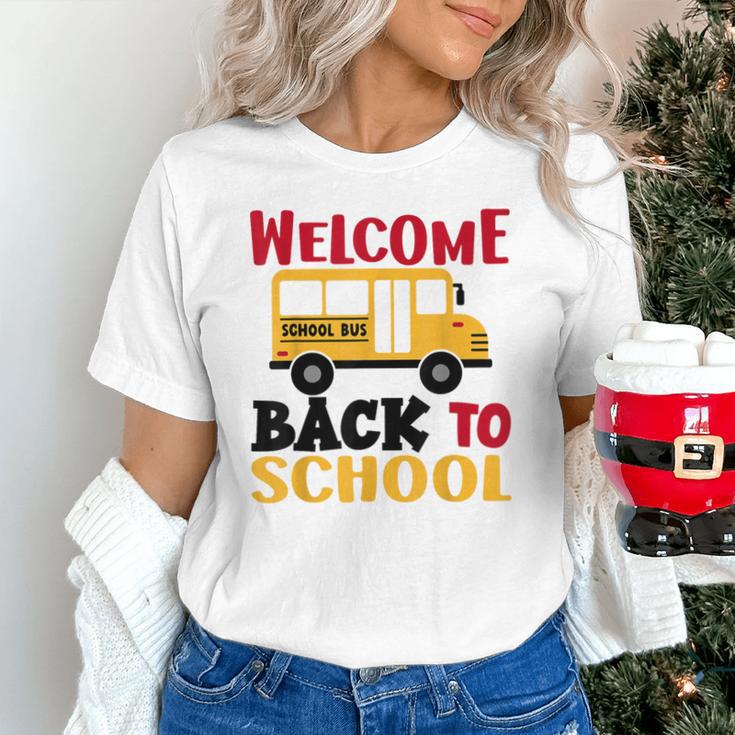 Welcome Back To School For Bus Drivers First Day Of School Unisex T-Shirt Welcome Back To School For Bus Drivers First Day Of School Unisex T-Shirt