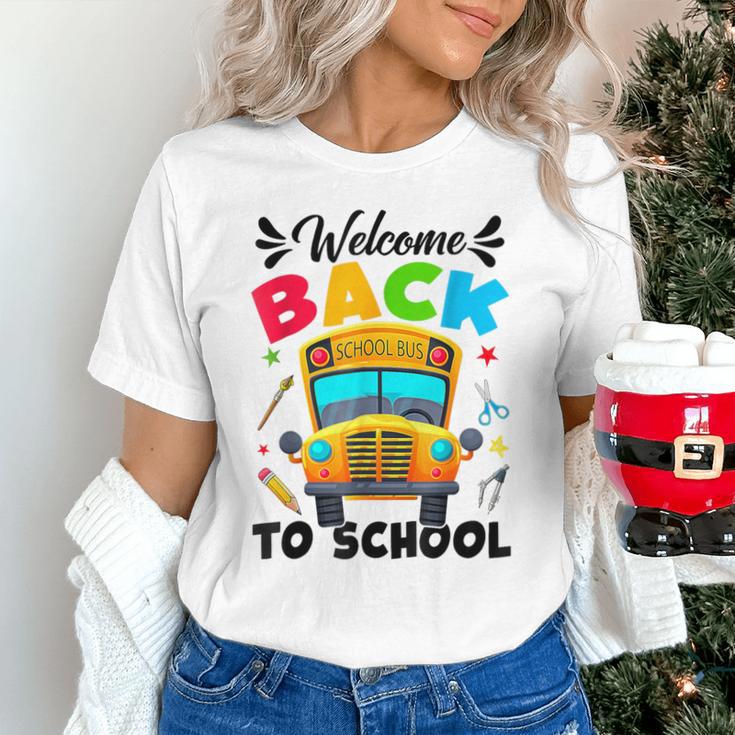 Welcome Back To School Outfit School Bus Driver Unisex T-Shirt Welcome Back To School Outfit School Bus Driver Unisex T-Shirt
