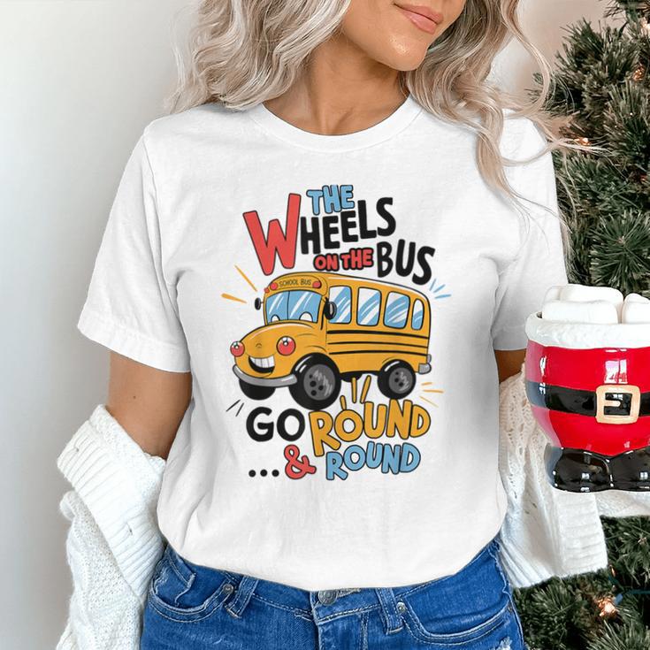 The Wheels On The Bus Toddler Kids Back To School Unisex T-Shirt