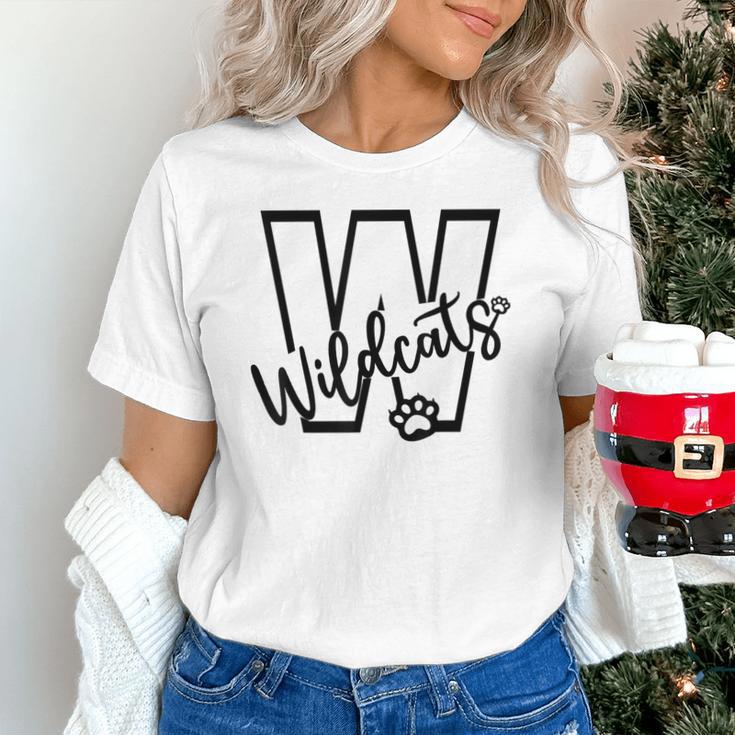 Wildcats School Sports Fan Team Spirit Mascot Back To School Unisex T-Shirt Wildcats School Sports Fan Team Spirit Mascot Back To School Unisex T-Shirt