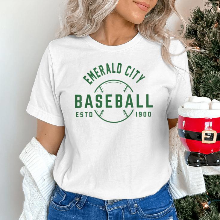Wizard Of Oz Emerald City Baseball Costume Halloween Unisex T-Shirt