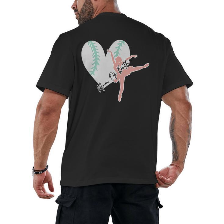2 Sided Sorry Can't Dance Baseball Bye Mom Of Both Men's Back Print T-Shirt