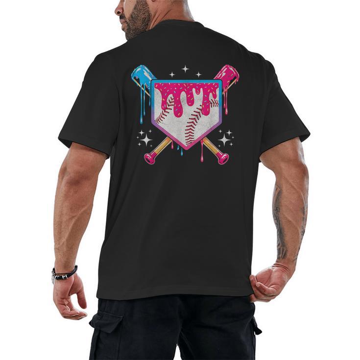 Baseball Drip Purple Glove Respect The Drip Youth Boys Girls Men's Back Print T-Shirt