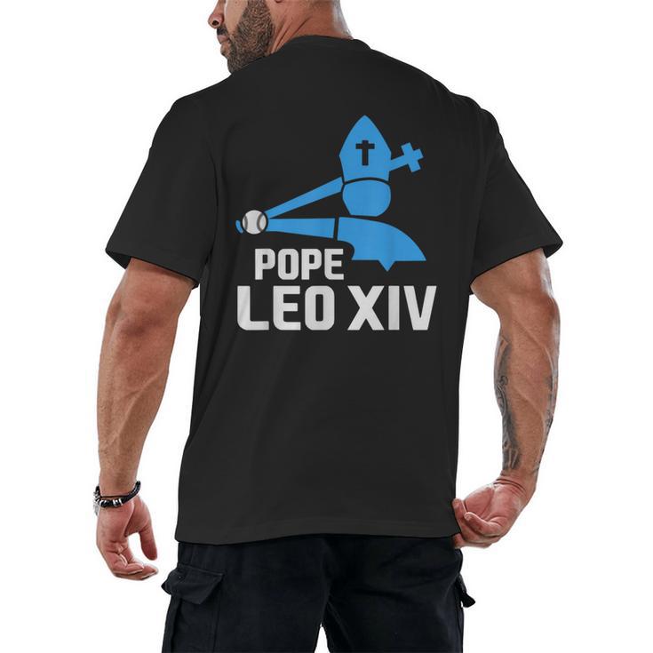 Da Pope Leo XIV Baseball Men's Back Print T-Shirt