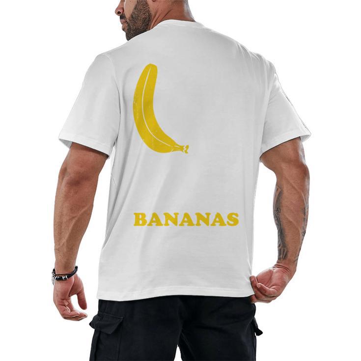 Love Bananas Banana Baseball Men's Back Print T-Shirt