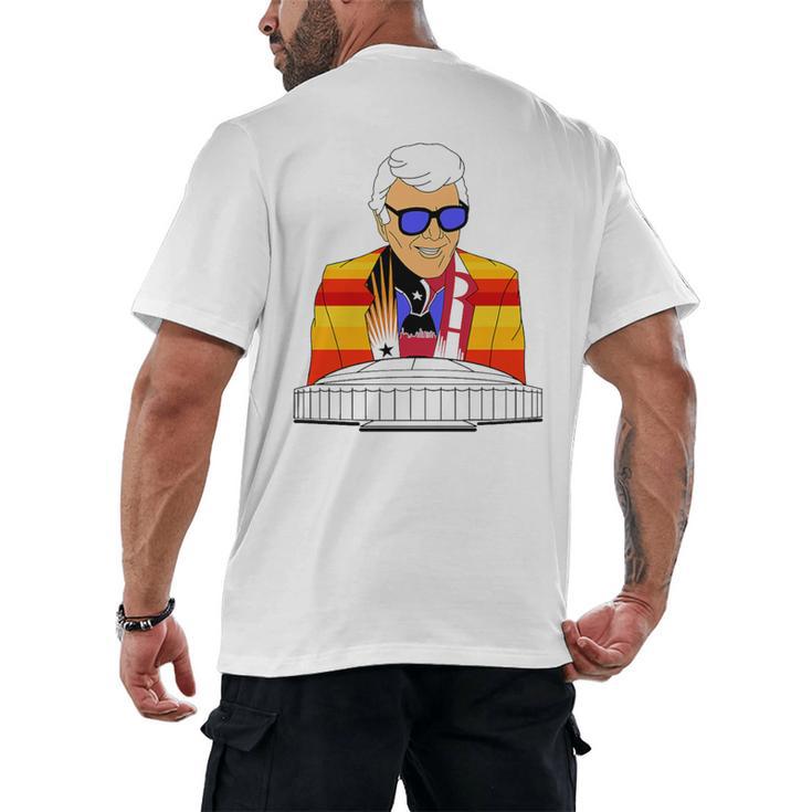 Marvin Zindler Houston Soccer Football Basketball Baseball Premium Tri-Blend Men's Back Print T-Shirt