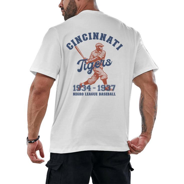 Negro League Baseball History Month Cincinnati Ohio Men's Back Print T-Shirt