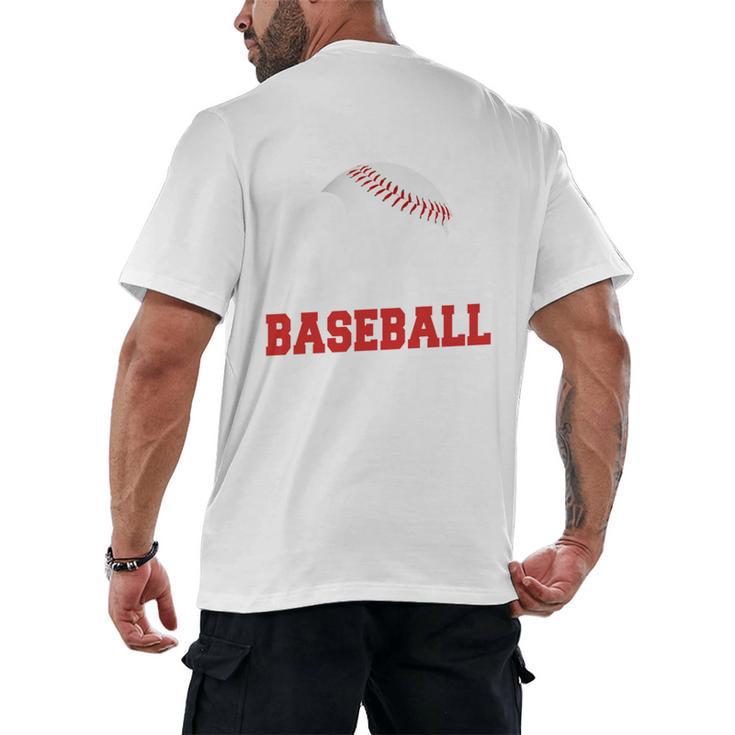 Proud Sister Of A Baseball Senior Class Of 2026 Graduation Men's Back Print T-Shirt
