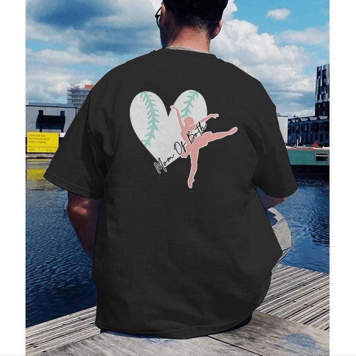 2 Sided Sorry Can't Dance Baseball Bye Mom Of Both Men's Back Print T-Shirt 2 Sided Sorry Can't Dance Baseball Bye Mom Of Both Men's Back Print T-Shirt