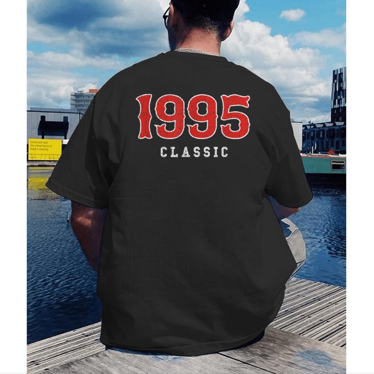 30 Year Old 1995 Classic Baseball Fan 30th Birthday Men's Back Print T-Shirt 30 Year Old 1995 Classic Baseball Fan 30th Birthday Men's Back Print T-Shirt