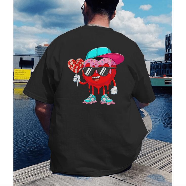 Baseball Drip Ice Cream Valentines Day Baseball Sport Boys Men's Back Print T-Shirt Baseball Drip Ice Cream Valentines Day Baseball Sport Boys Men's Back Print T-Shirt